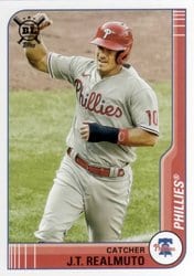 2021 Topps Big League Base Set J.T. Realmuto #187 card