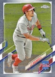 2021 Topps Chrome Base Set J.T. Realmuto #82 card