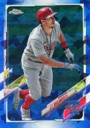 2021 Topps Chrome Sapphire Edition Base Set J.T. Realmuto #611 card