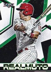 2021 Topps Fire Base Set J.T. Realmuto #126 card