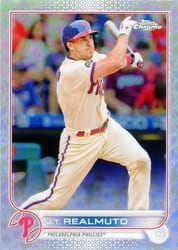 2022 Topps Chrome Logofractor Edition Base Set J.T. Realmuto #108 card
