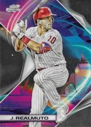 2022 Topps Cosmic Chrome Base Set J.T. Realmuto #60 card