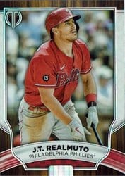 2022 Topps Tribute Base Set J.T. Realmuto #36 card