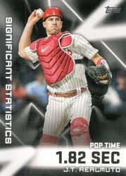 2023 Topps Significant Statistics J.T. Realmuto #SS-17 card