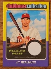 2024 Topps Heritage Clubhouse Collection Relic J.T. Realmuto #CCR-JRE card