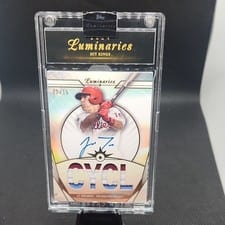 2024 Topps Luminaries Hit Kings Autograph Patch J.T. Realmuto #HKAP-JR card