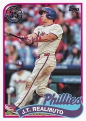 2024 Topps Update 1989 Topps Baseball 35th Anniversary J.T. Realmuto #89US-9 card