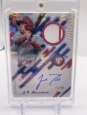2025 Topps Pristine Pristine Pieces Autograph Relics J.T. Realmuto #PPAR-JR card