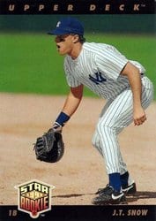 1993 Upper Deck Base Set J.T. Snow #23 card