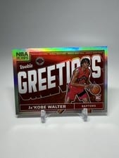 2024-25 Hoops Rookie Greetings Ja'Kobe Walter #8 card