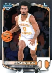 2025-26 Bowman Chrome Prospects Ja'Kobi Gillespie #BCP-58 card