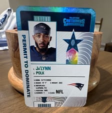2024 Panini Contenders Permit to Dominate Ja'Lynn Polk #17 card
