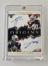 2024 Panini Origins Dual Rookie Autographs Ja'Lynn Polk / Joe Milton III #DA-8 card
