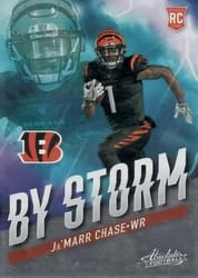2021 Panini Absolute By Storm Ja'Marr Chase #5 card