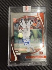 2021 Panini Absolute Signature Rookies Ja'Marr Chase #105