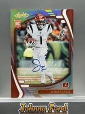 2021 Panini Absolute Signature Rookies Parallels Ja'Marr Chase #105
