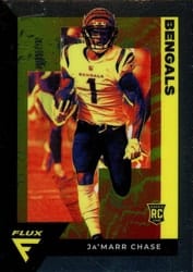 2021 Panini Chronicles Flux Rookies Ja'Marr Chase #FX-12 card