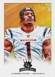 2021 Panini Chronicles Gridiron Kings Ja'Marr Chase #GK-24 card