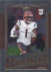 2021 Panini Chronicles Legacy Update Rookies Ja'Marr Chase #220 card