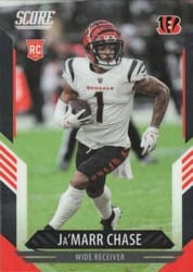 2021 Panini Chronicles Score Update Rookies Ja'Marr Chase #412 card