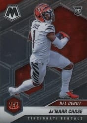 2021 Panini Mosaic Base Set Ja'Marr Chase #247 card
