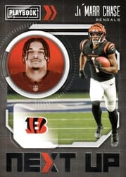 2021 Panini Playbook Next Up Ja'Marr Chase #NXT-JMC card