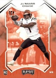2021 Panini Playoff Base Set Ja'Marr Chase #205 card