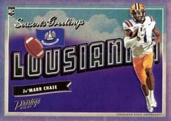 2021 Panini Prestige Seasons Greetings Ja'Marr Chase #SG-14 card
