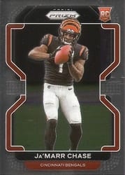 2021 Panini Prizm Base Set Ja'Marr Chase #337 card