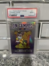 2021 Panini Prizm Draft Picks On Campus Ja'Marr Chase #OC-JC card