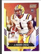 2021 Panini Score Ja'Marr Chase Gold Zone #325 card