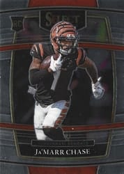 2021 Panini Select Base Set Ja'Marr Chase #47 card
