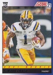 2021 Score 1991 Throwback Ja'Marr Chase #TB5 card