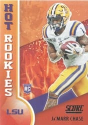 2021 Score Hot Rookies Ja'Marr Chase #HR4 card
