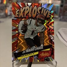 2022 Panini Absolute Explosive Ja'Marr Chase #E26 card