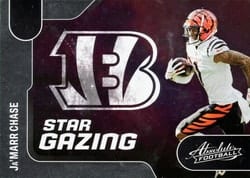 2022 Panini Absolute Star Gazing Ja'Marr Chase #SG-17 card