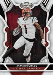 2022 Panini Certified Base Set Ja'Marr Chase #20 card