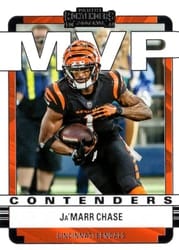 2022 Panini Contenders MVP Contenders Ja'Marr Chase #MVP-JCH card