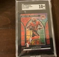 2022 Panini Mosaic Glass Mosaic Ja'Marr Chase #GM-17 card