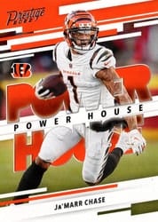 2022 Panini Prestige Power House Ja'Marr Chase #PH-9 card