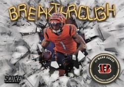 2022 Score Breakthrough Ja'Marr Chase #B10 card