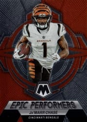 2023 Panini Mosaic Epic Performers Ja'Marr Chase #EP-JC card