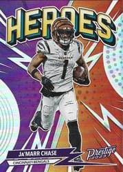 2023 Panini Prestige Heroes Ja'Marr Chase #7 card