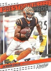 2023 Panini Prestige Prestigious Pros Ja'Marr Chase #6 card