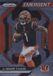 2023 Panini Prizm Emergent Ja'Marr Chase #7 card