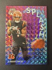 2024 Panini Mosaic Splash Mosaic Ja'Marr Chase #SS-JCE card