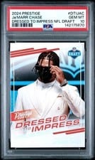 2024 Panini Prestige Dress to Impress NFL Draft Ja'Marr Chase #DTI-JAC card