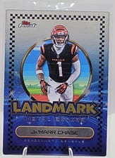 2025 Finest Landmark Metal Series Ja'Marr Chase #LMS-17 card