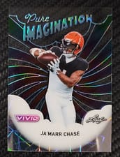 2025 Leaf Vivid Pure Imagination Ja’Marr Chase #PB-20 card