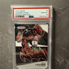 2025 Panini Prizm Manga - Vertical Ja'Marr Chase #8 card
